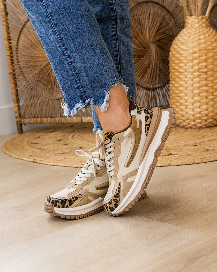 Blowfish Leo Sneakers - Gold Leopard Blowfish