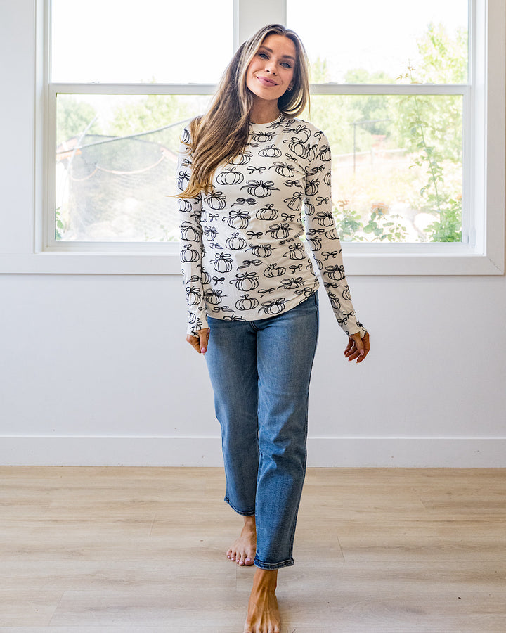 NEW! Blair Long Sleeve Top - Classic Pumpkins