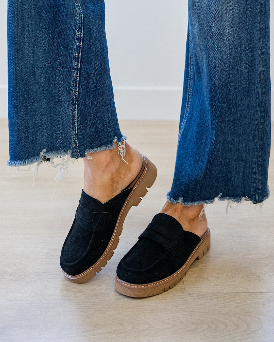 NEW! Corkys Get Lucky Slip On Loafers - Black