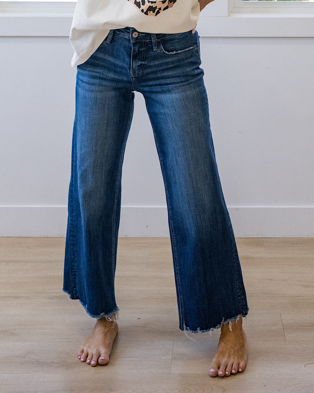Lovervet What If Non Distressed Wide Leg Jeans