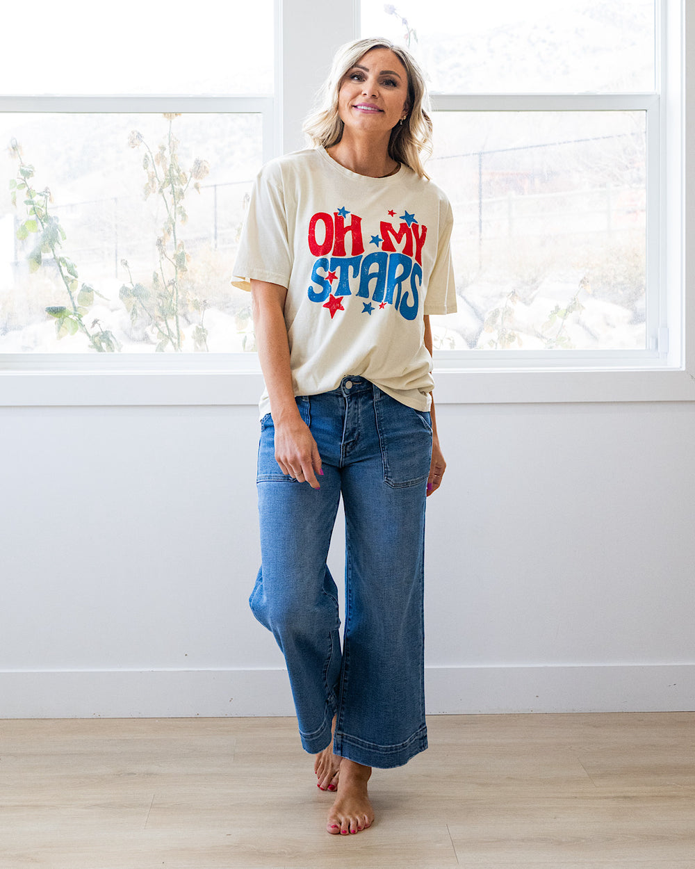 NEW! Oh My Stars Bone Tee Zutter