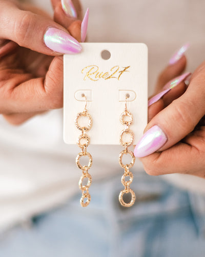 Gold Chain Earrings  Trendy Wholesale   