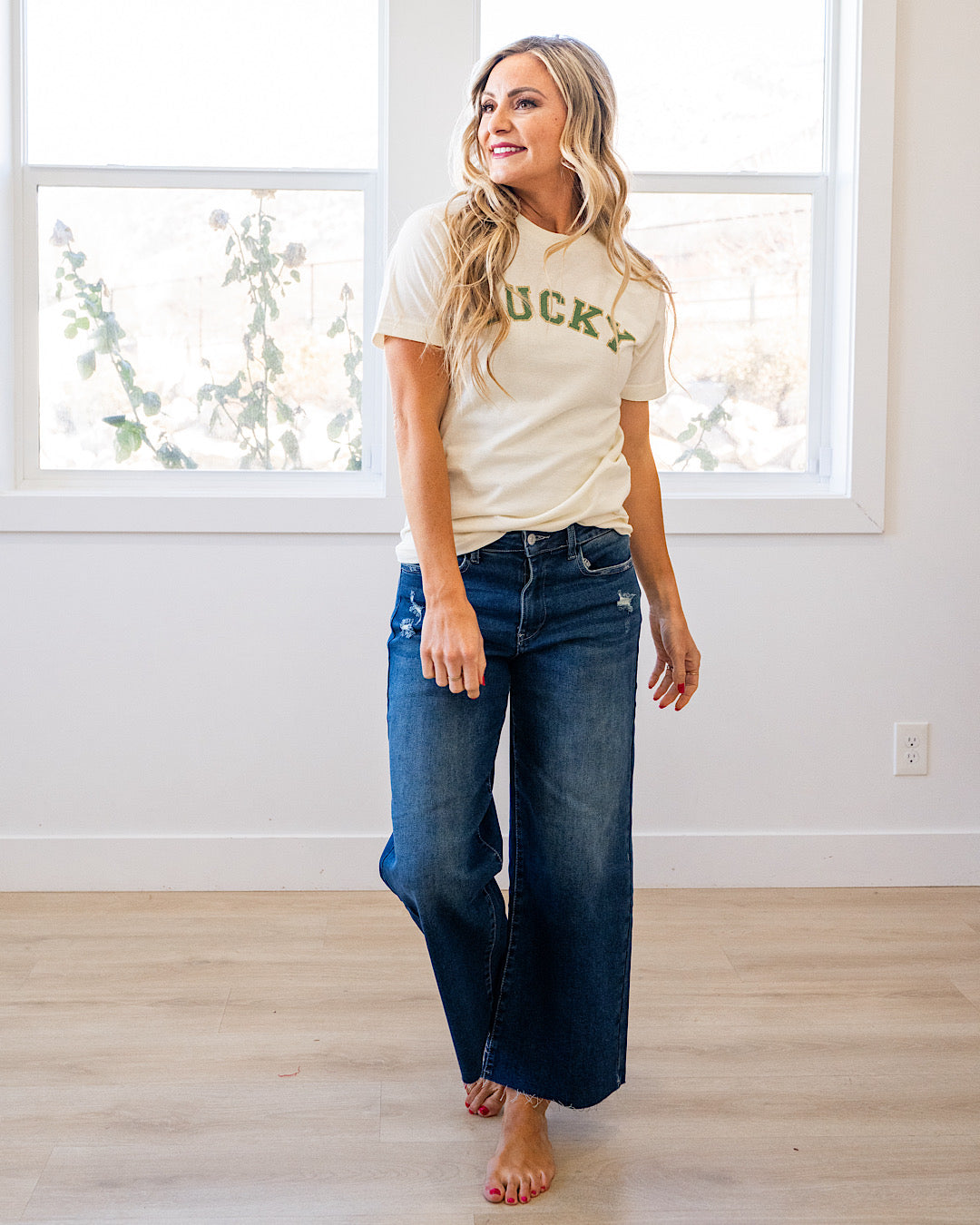 NEW! Lucky Cream Tee Kissed Apparel