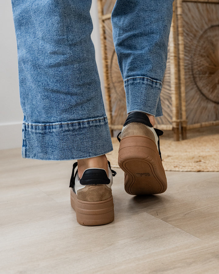 Corkys Pop Off Platform Sneakers - Tan Corkys Footwear