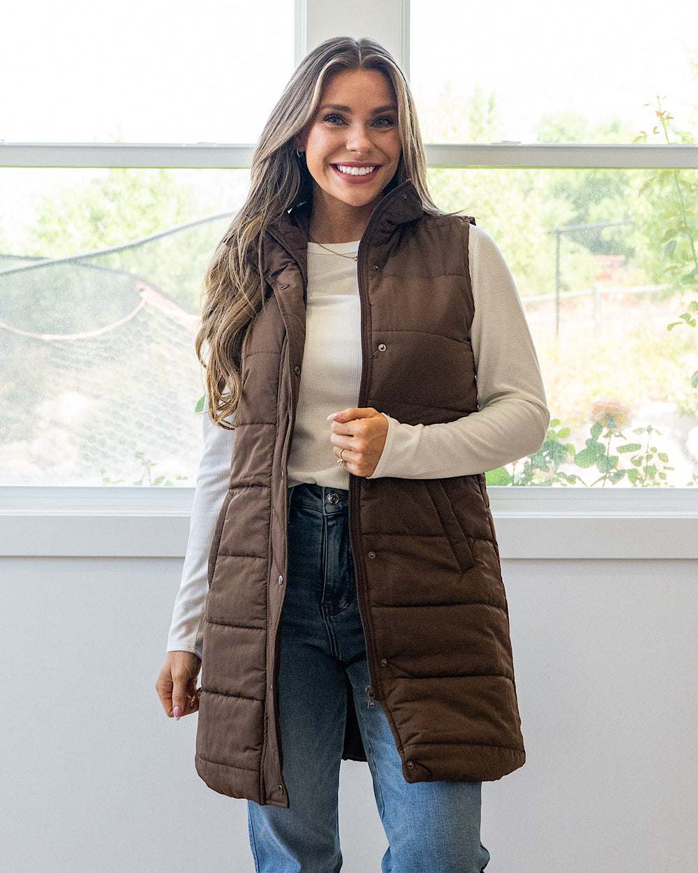 Harlow Long Vest - Color Options Available! Michelle Mae Brown