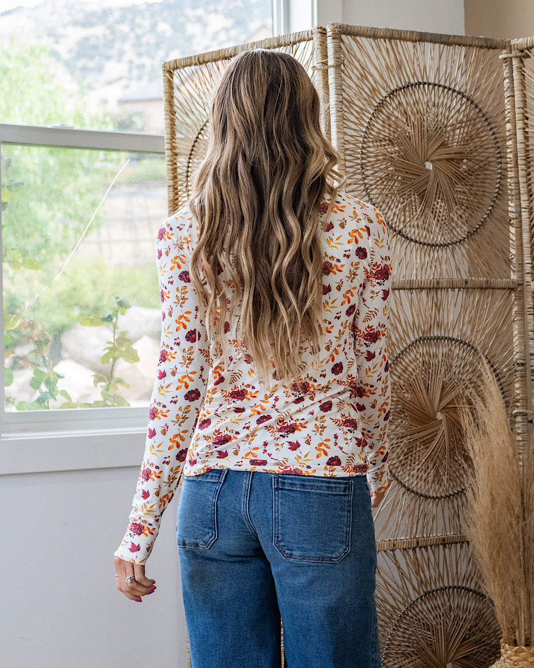 NEW! Blair Long Sleeve Top - Autumn Floral Michelle Mae