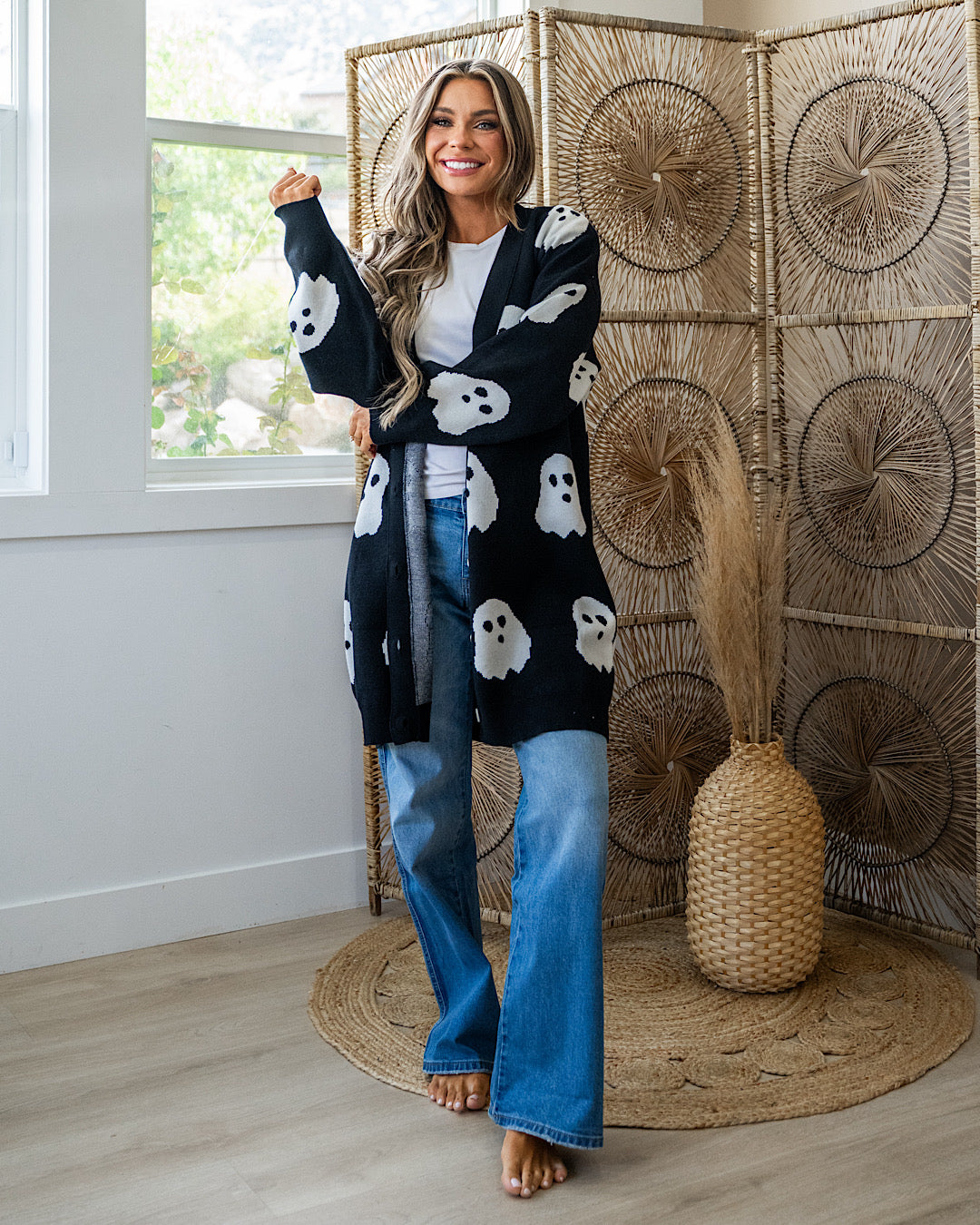 NEW! Ampersand Ave Boo Babe Oversized Cardigan Ampersand Ave