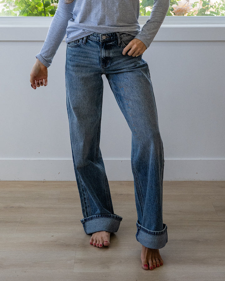 NEW! KanCan Peyton 90's Relaxed Straight Jeans