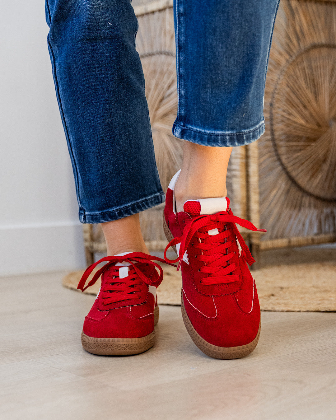 NEW! Corkys Spoiler Alert Sneakers - Red