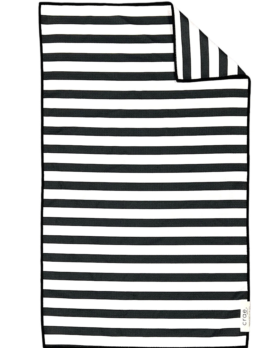 NEW! Crae Home Double Sided Hand Towel - 6 Styles Crae Home One Size Black Licorice