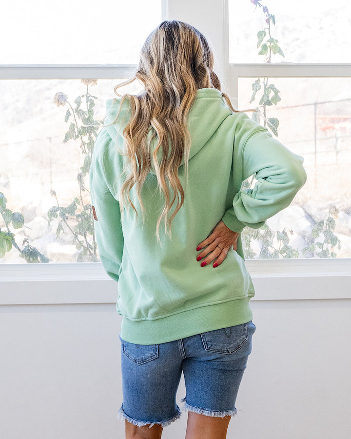 NEW! Ampersand Ave Comfort Zone FullZip Hoodie - Mint Ampersand Ave