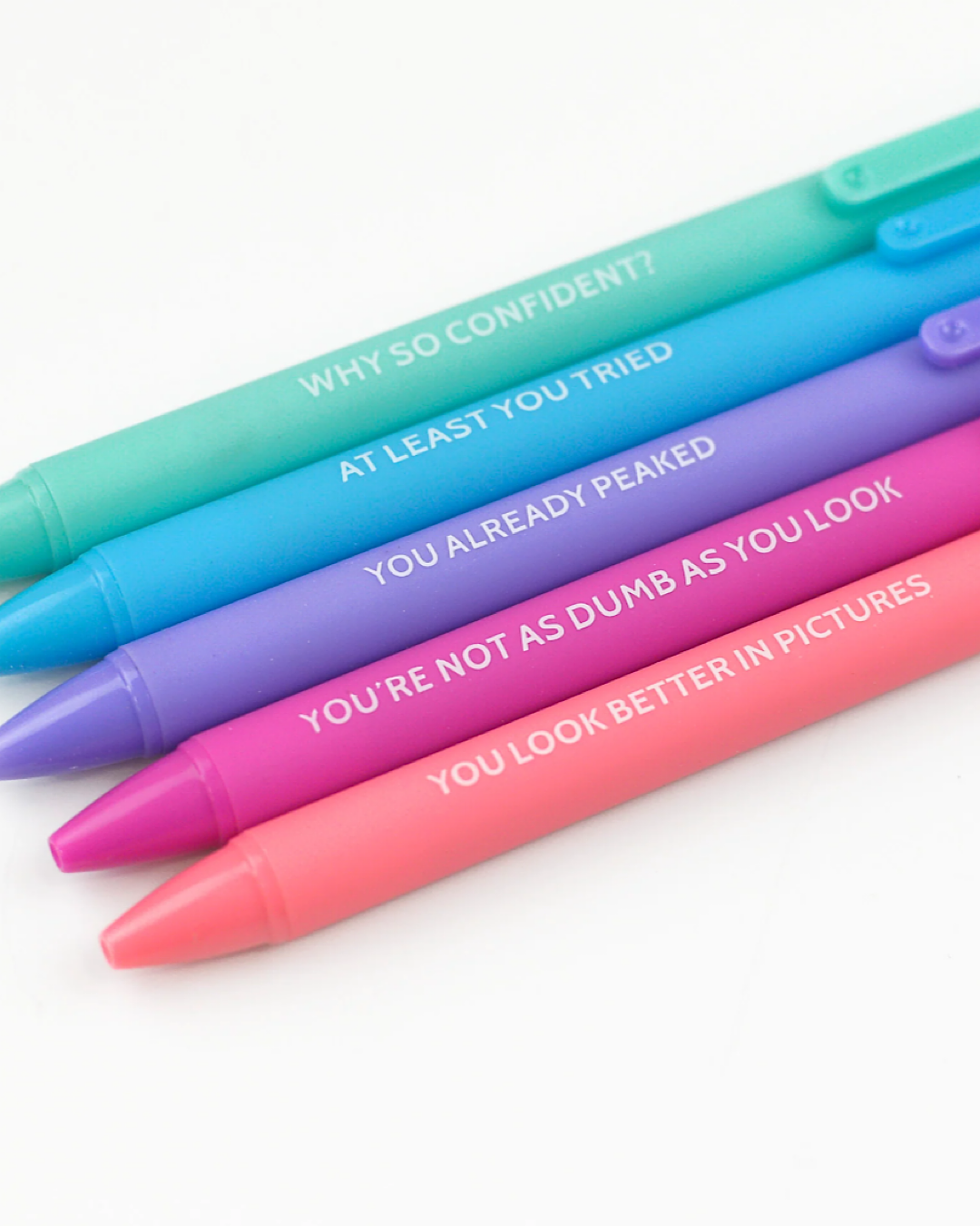 NEW! Pen Sets - 2 Options Mugsby One Size Aggressive Compliments