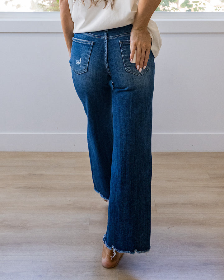 Lovervet What If Non Distressed Wide Leg Jeans