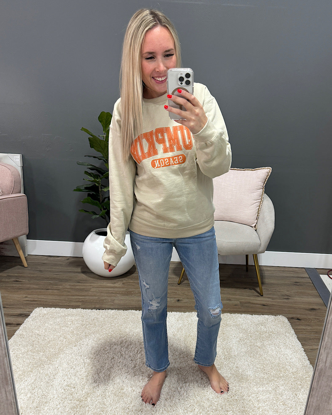 Pumpkin Season Sand Sweatshirt  CVT   