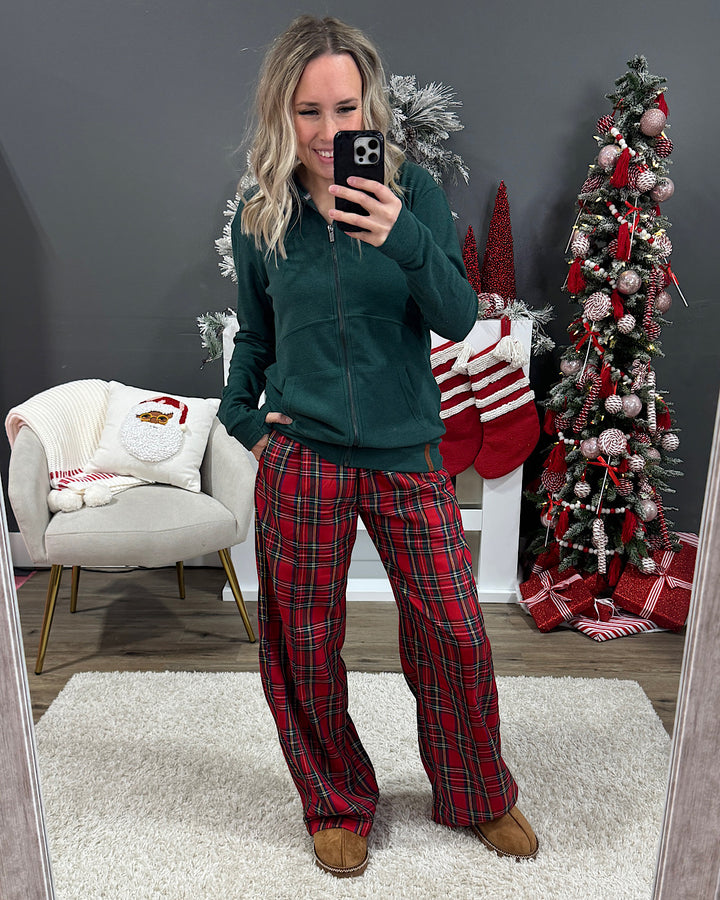 NEW! Ampersand Ave Everywear Pant - Red Plaid