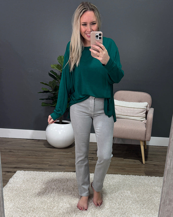 DOORBUSTER! Dolman Sleeve Top - Hot Pink