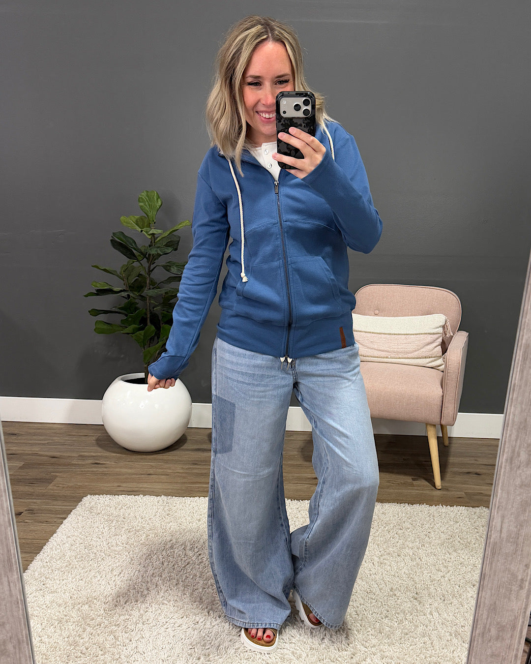 NEW! Ampersand Ave Oh My Stars FullZip Sweatshirt Ampersand Ave