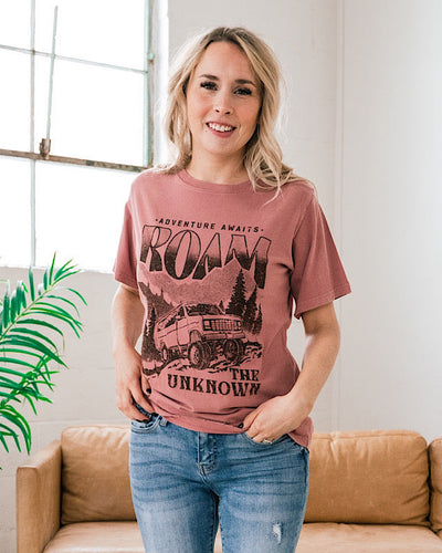 Roam the Unknown Brick Tee FINAL SALE Zutter