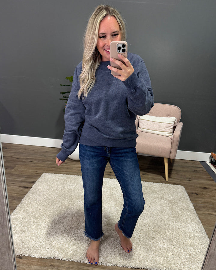 Wanakome Winnie Tulip Sweatshirt - Navy Wanakome