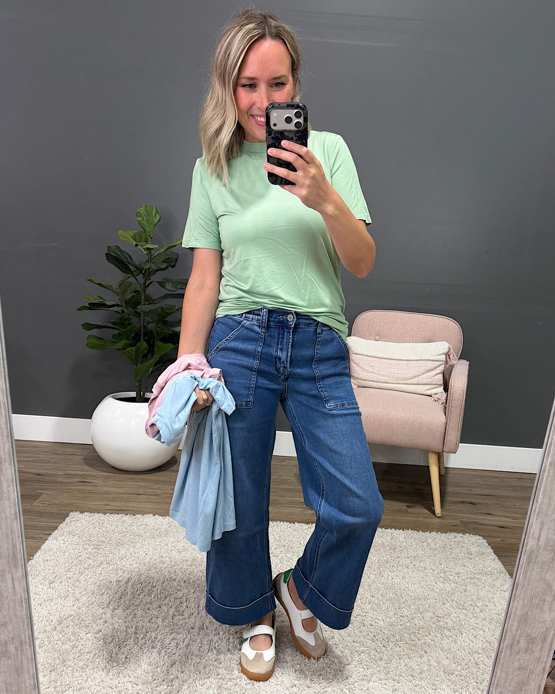 NEW! Blair Short Sleeve Top - Sage