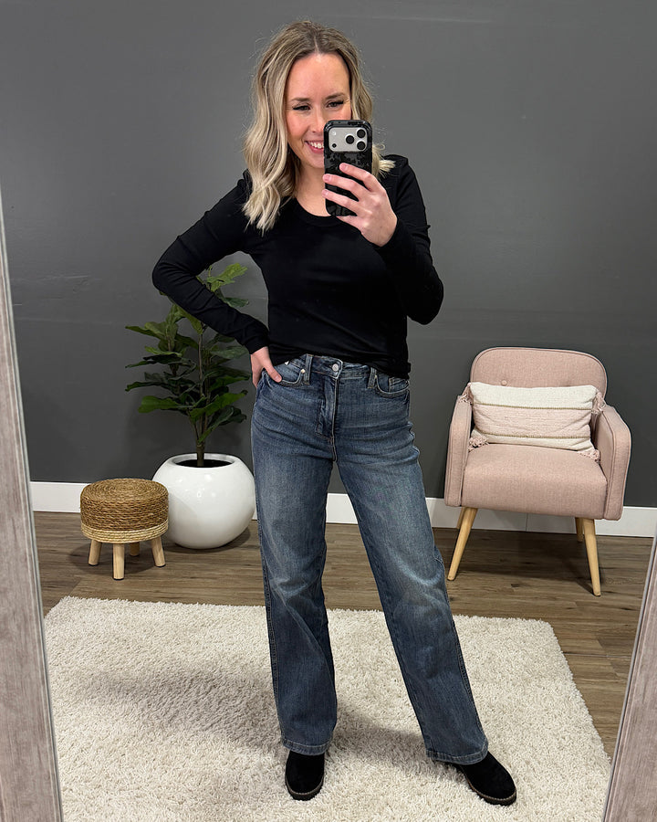 Judy Blue It's Time Control Top Straight Jeans Judy Blue