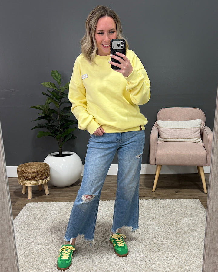 NEW! Ampersand Ave Comfort Zone Pullover - Butter