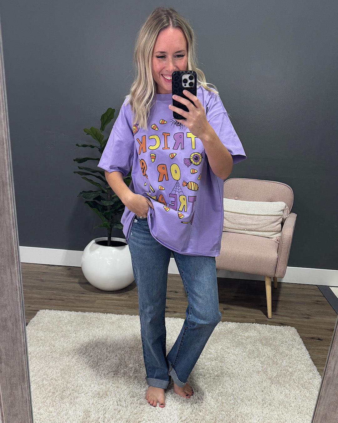 NEW! Ampersand Ave Treat Street Cutie Boyfriend Tee Ampersand Ave