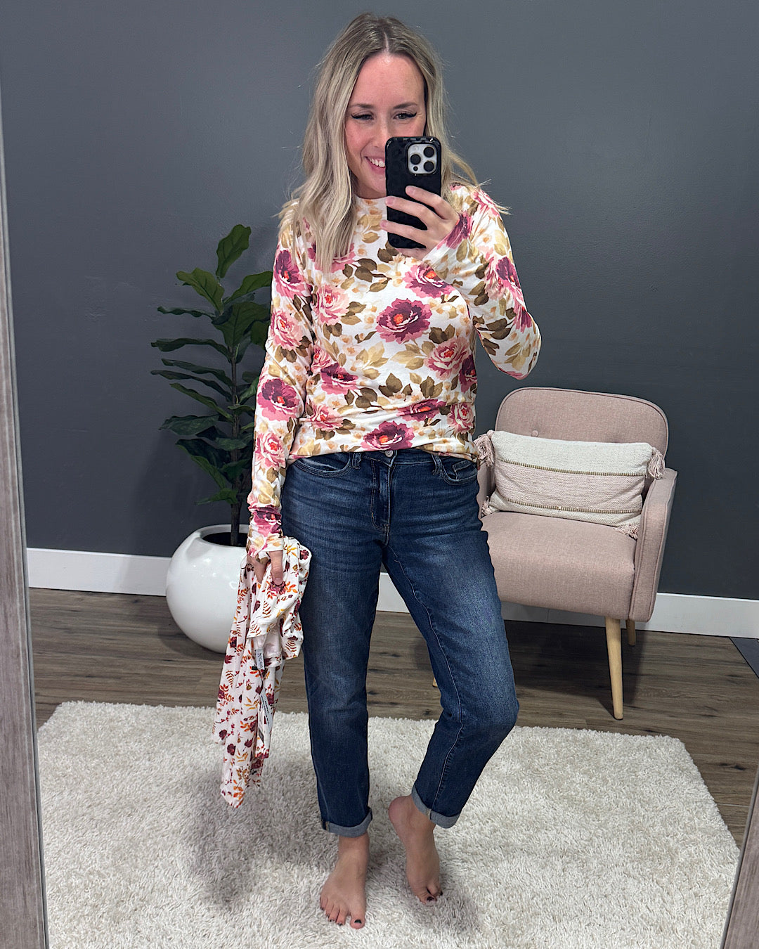 NEW! Blair Long Sleeve Top - Autumn Blossom Michelle Mae