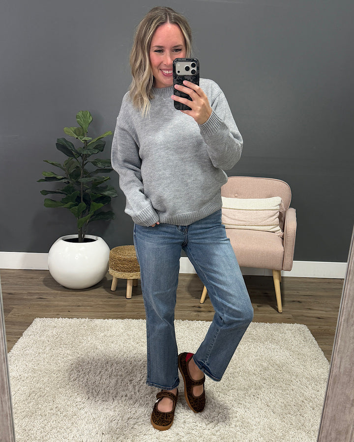 NEW! Cambree Classic Sweater - Heather Gray
