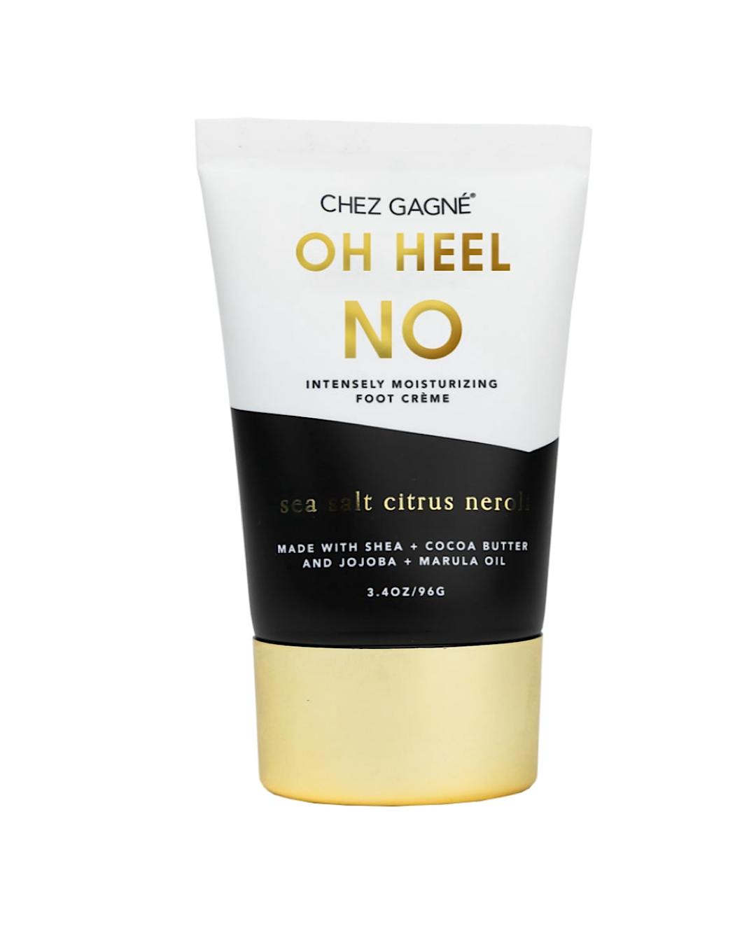 NEW! Intensely Moisturizing Foot Creme - 2 Scents Chez Gagne One Size Oh Heel No - Sea Salt Citrus and Neroli