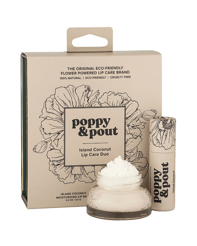 NEW! Poppy & Pout Lip Care Duo - 5 Flavors Poppy & Pout