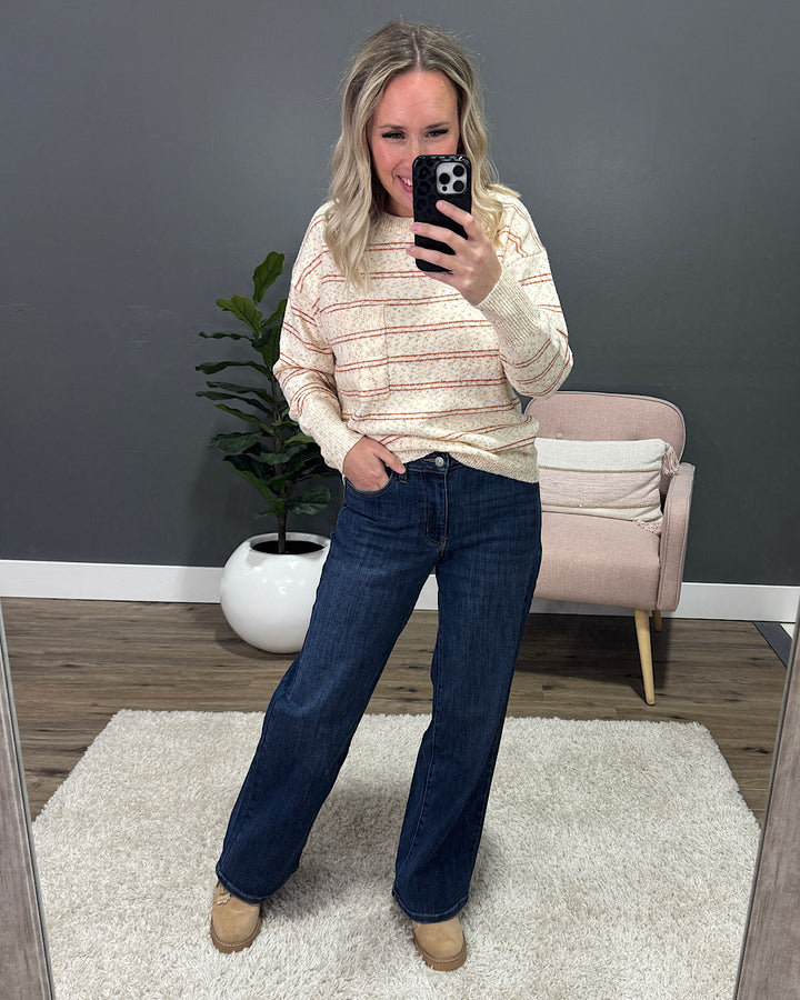 KanCan Layla Non Distressed Wide Leg Jeans