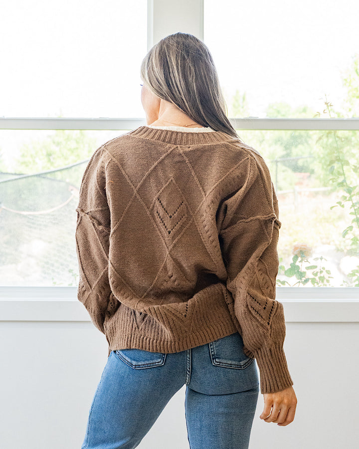 NEW! Willow Cardigan - Mocha
