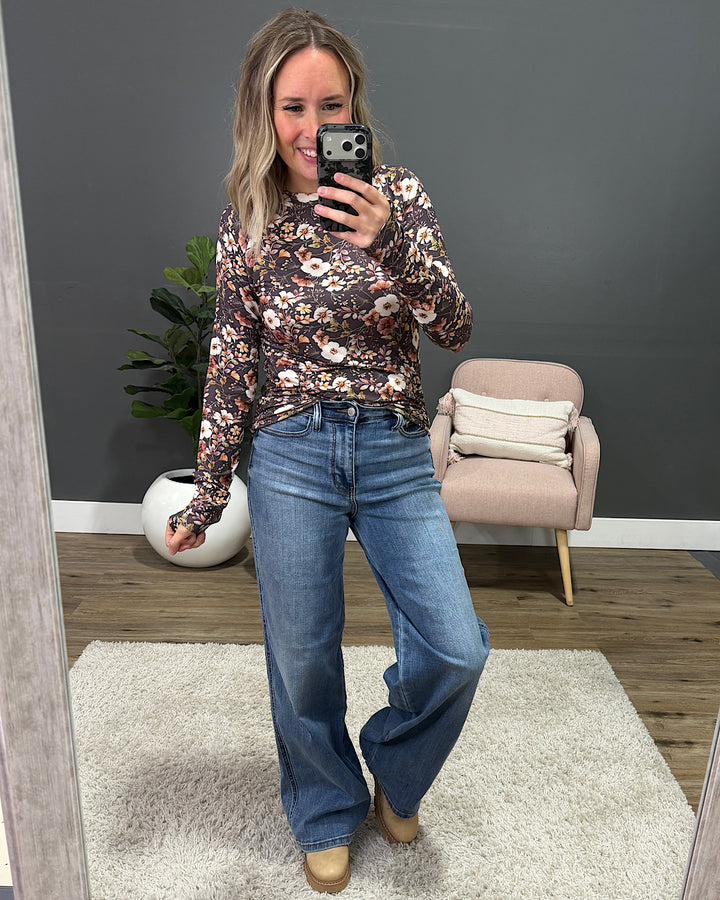 NEW! Blair Long Sleeve Top - Blushwood Floral