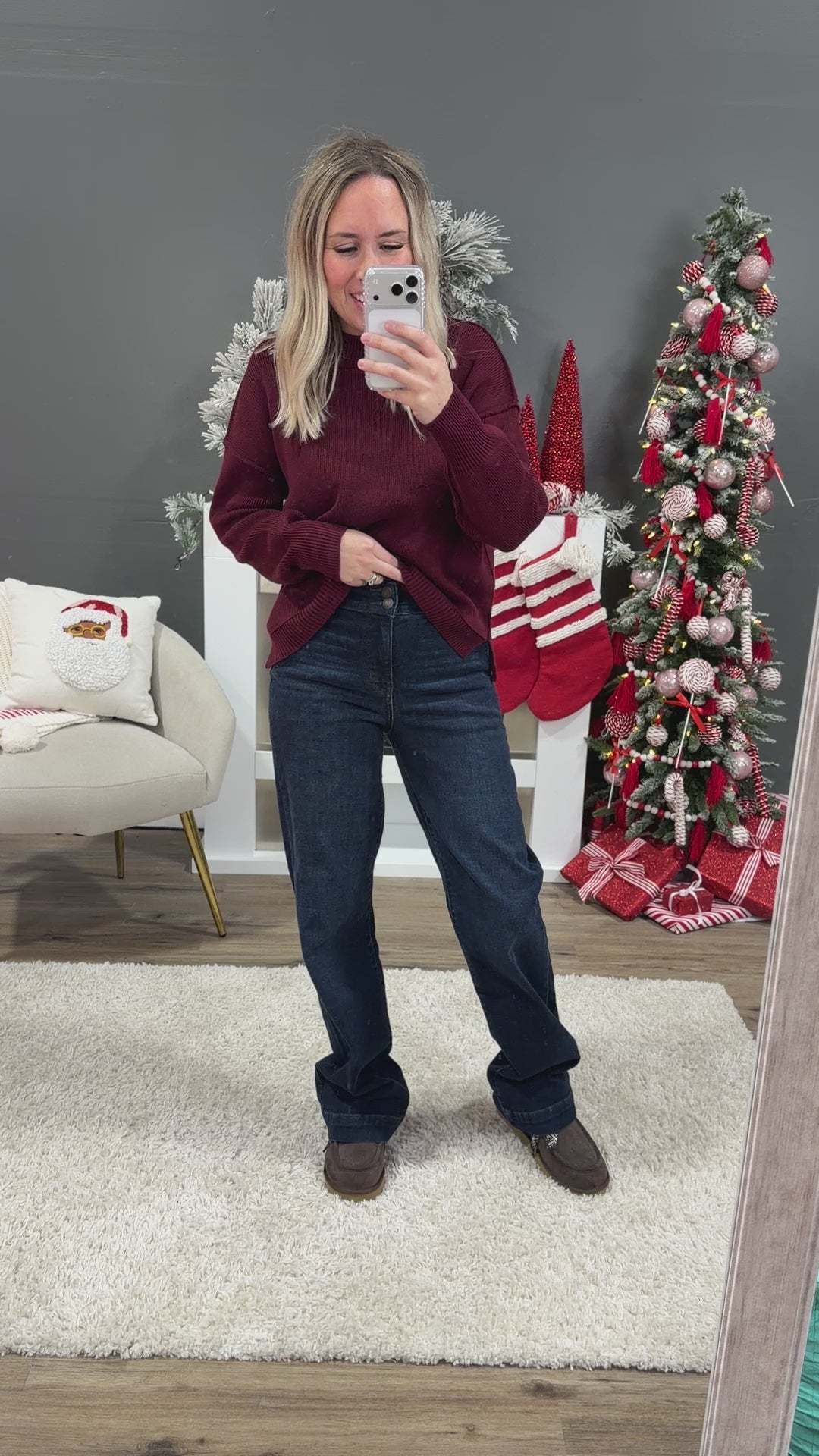 NEW! Judy Blue Shayla Trouser Wide Leg Jeans - Short, Regular and Long