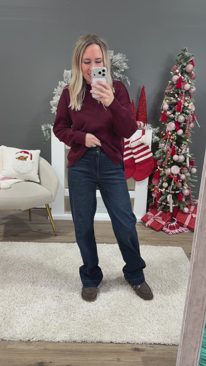 NEW! Judy Blue Shayla Trouser Wide Leg Jeans - Short, Regular and Long