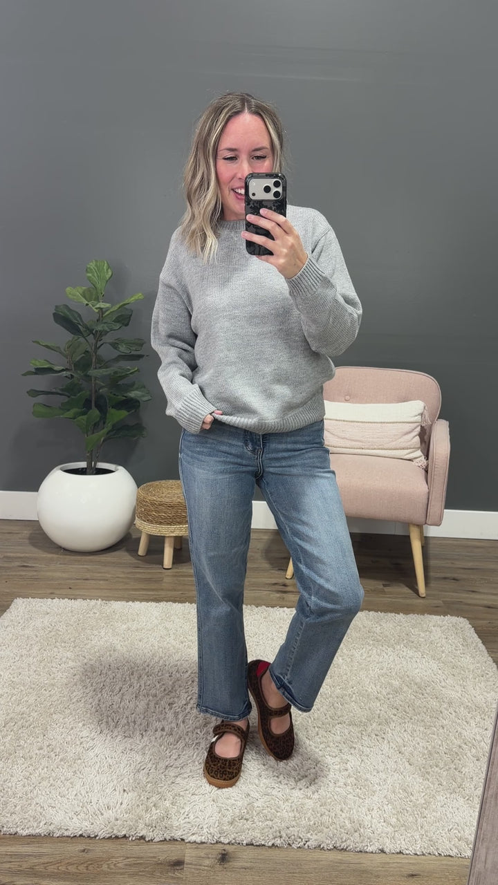 NEW! Cambree Classic Sweater - Heather Gray