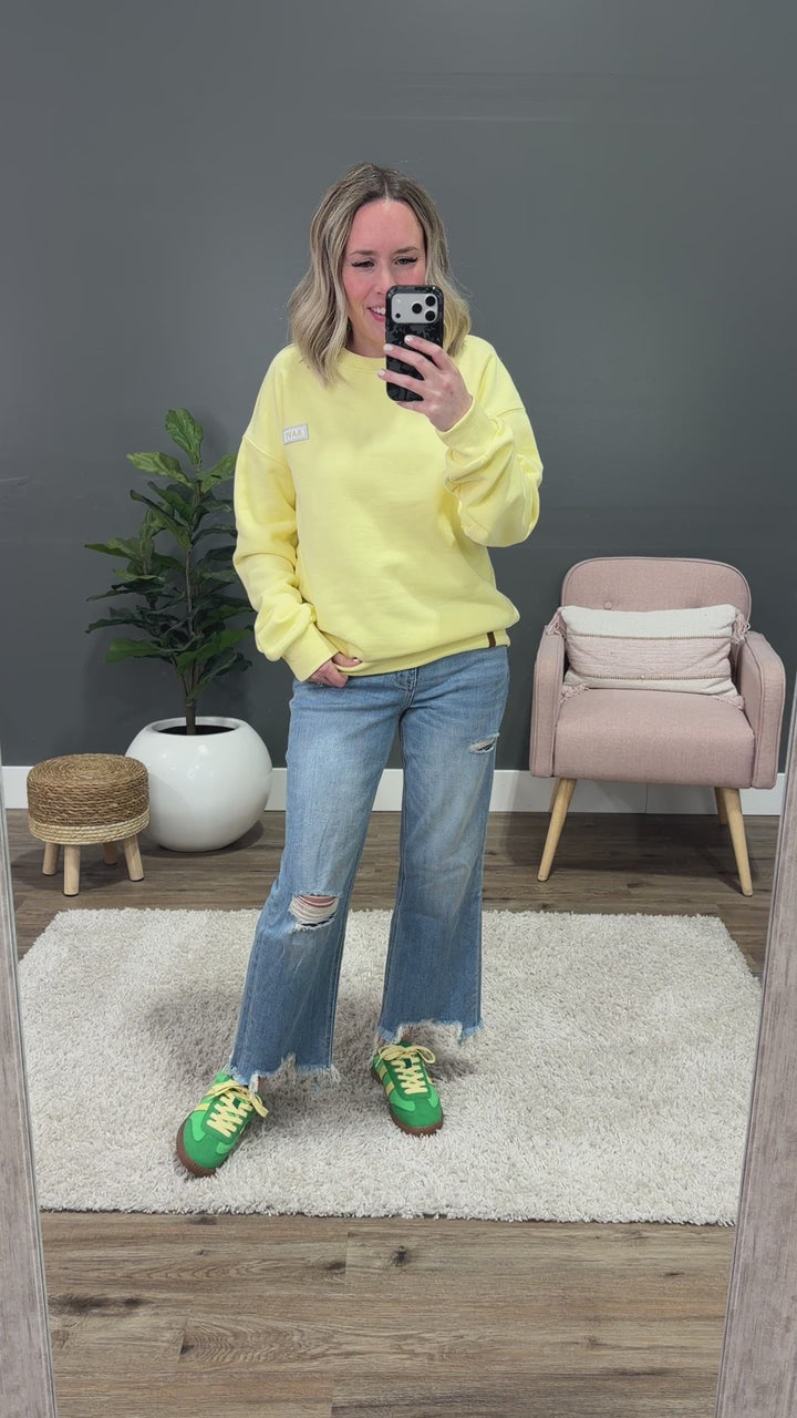 NEW! Ampersand Ave Comfort Zone Pullover - Butter