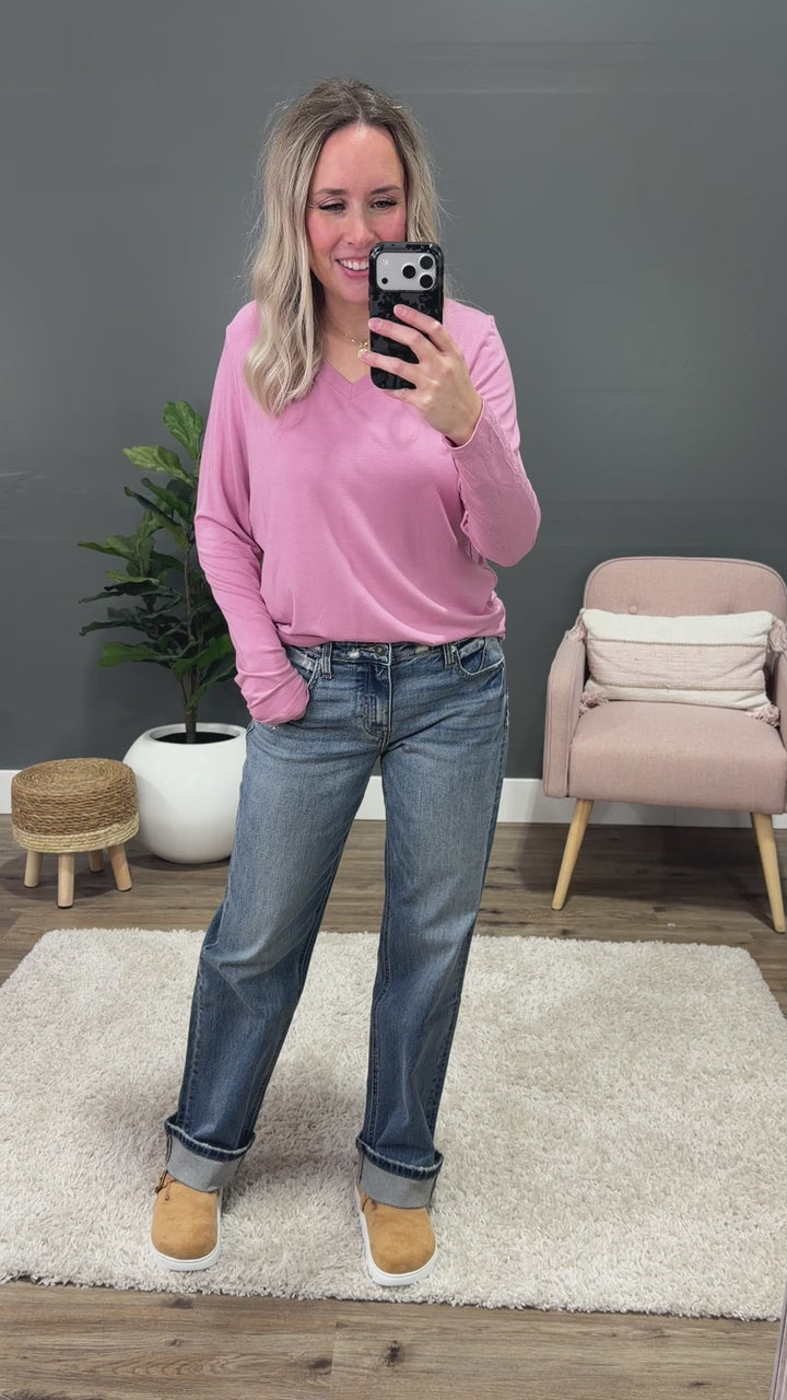 Larissa Long Sleeve Top - Rose Michelle Mae