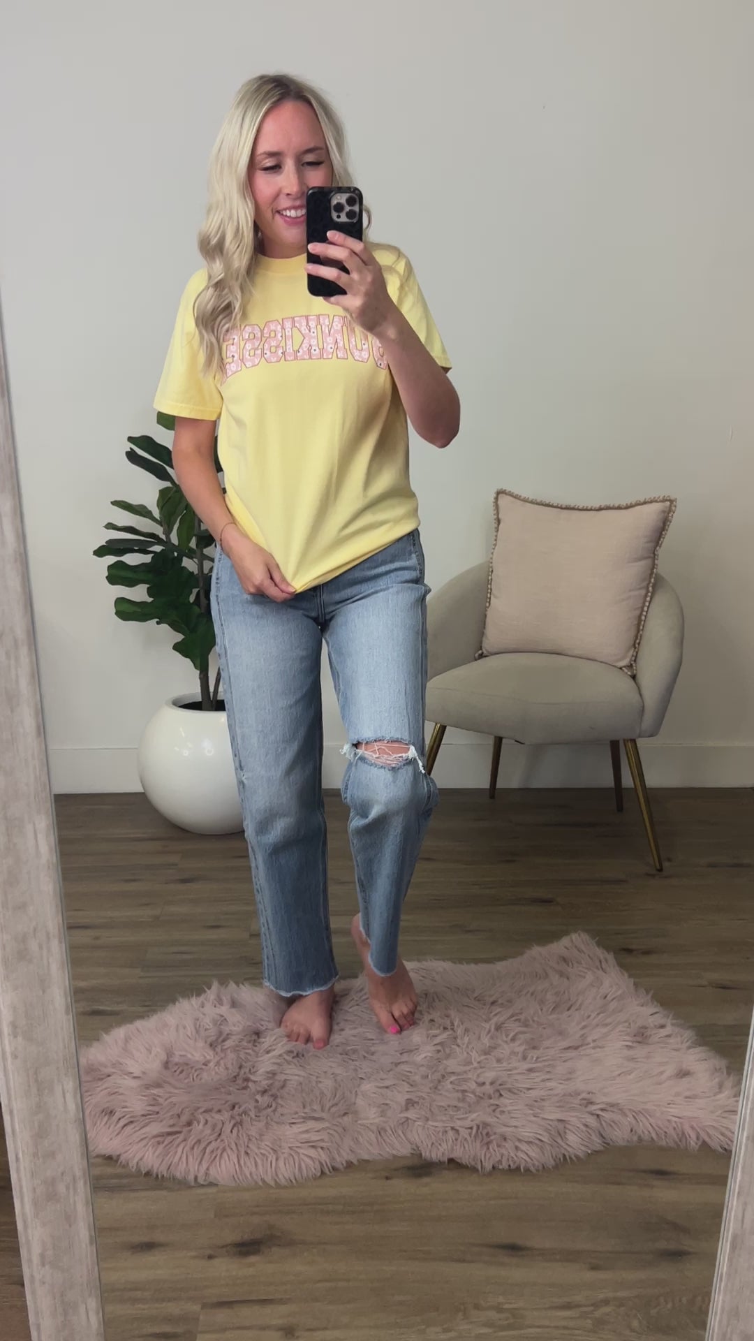 Sunkissed Butter Yellow Tee FINAL SALE