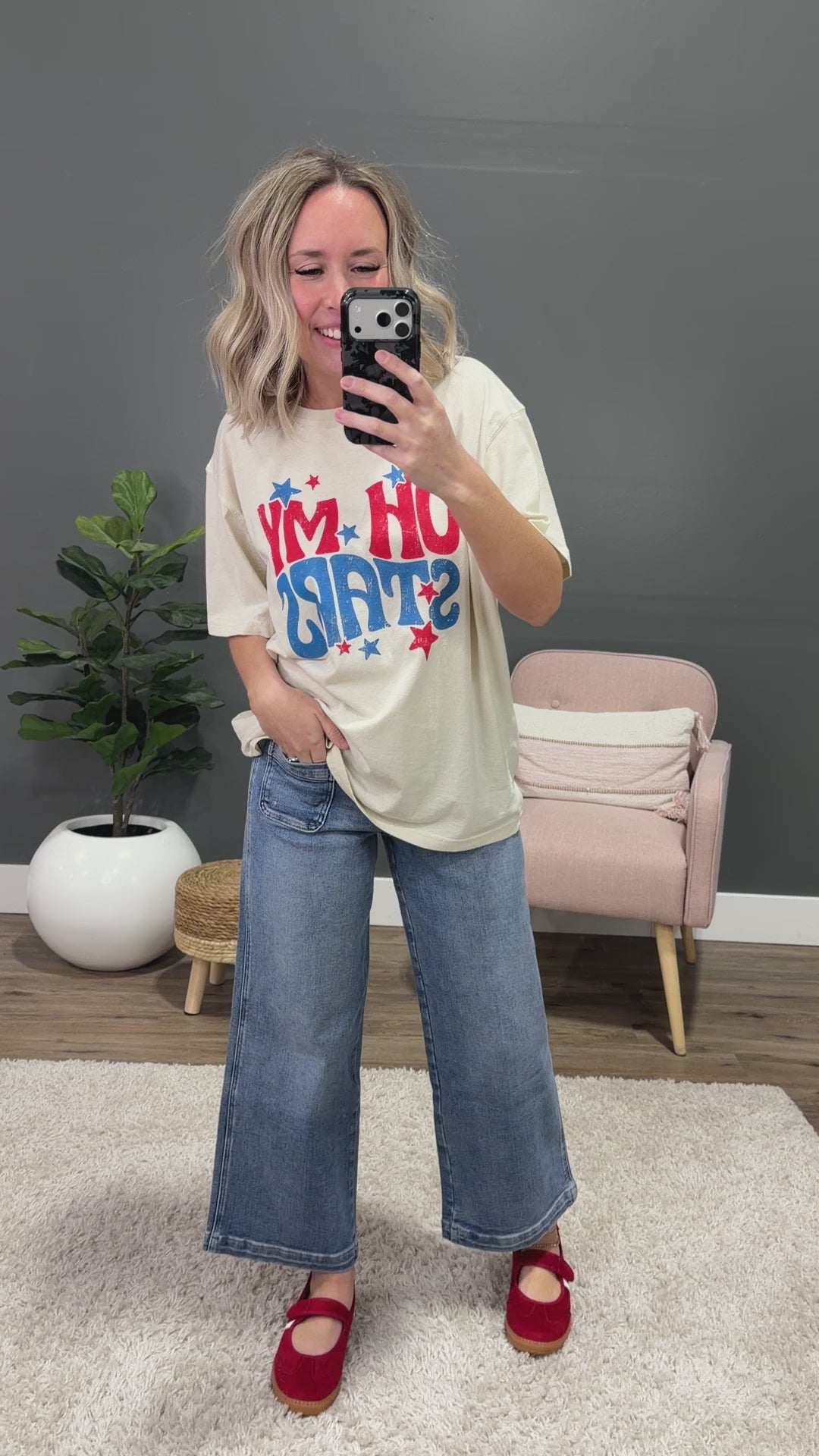 NEW! Oh My Stars Bone Tee Zutter
