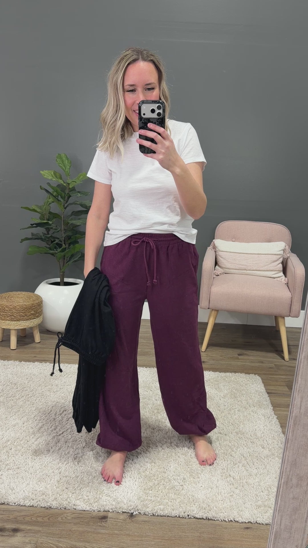 NEW! Allison Knit Joggers - Black