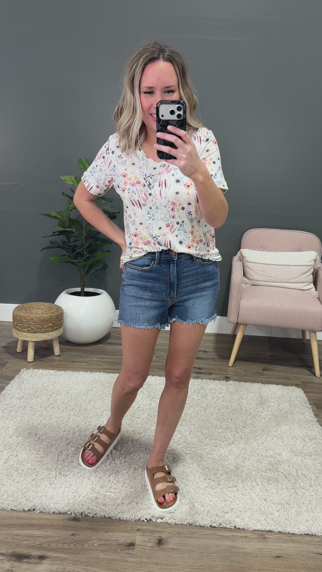 NEW! Sophie V Neck Top - Wildflower Gardens Michelle Mae