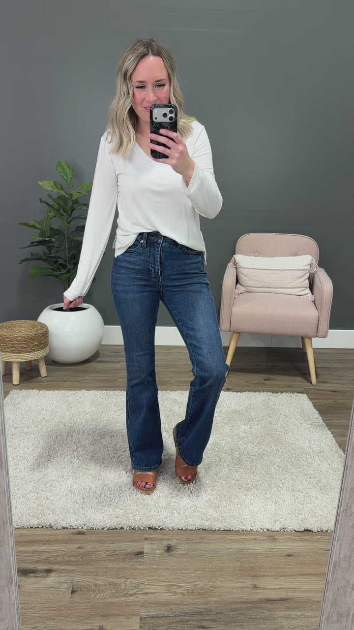 NEW! Judy Blue Greta Control Top Bootcut Jeans - Short, Regular and Long Judy Blue