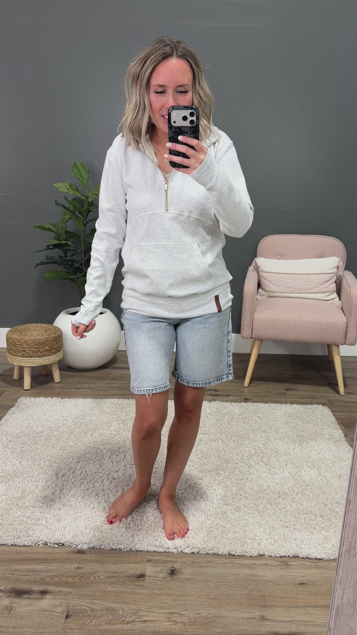 NEW! Ampersand Ave Golden Girl HalfZip Hoodie