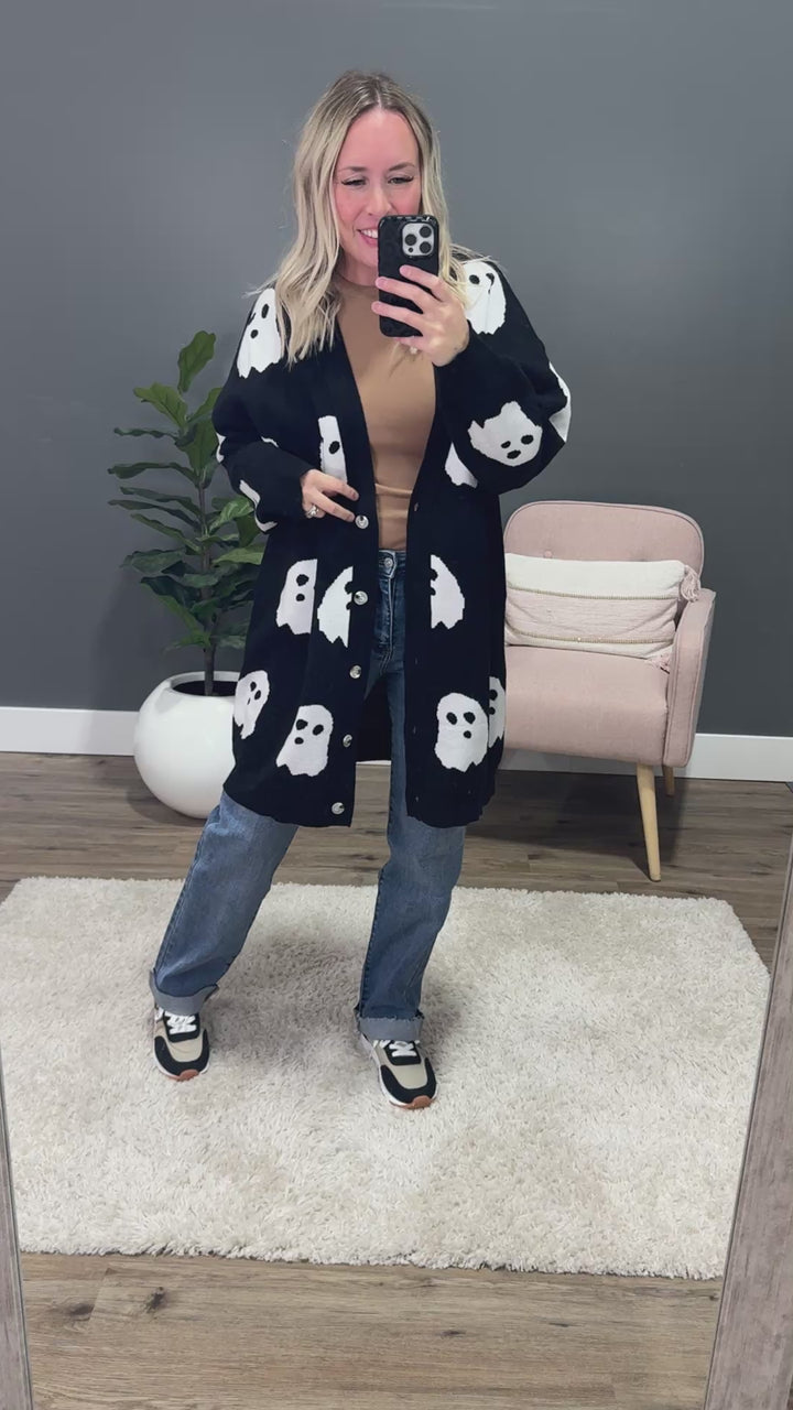 NEW! Ampersand Ave Boo Babe Oversized Cardigan Ampersand Ave