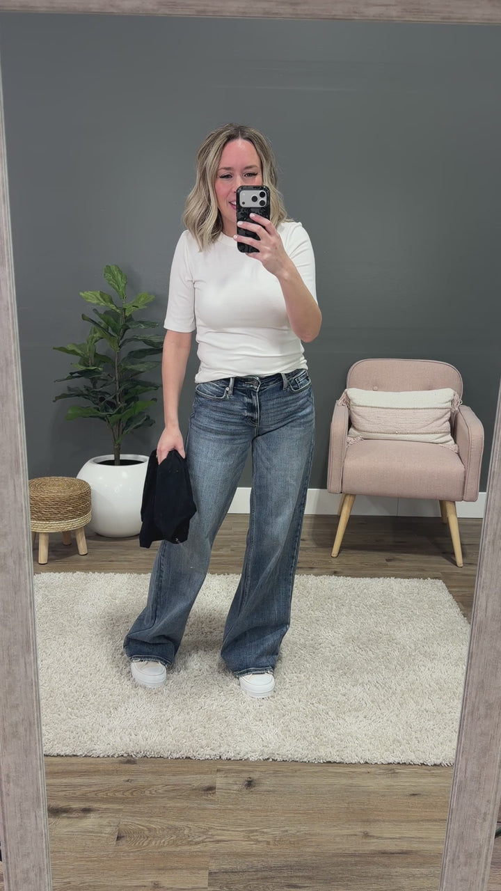 NEW! Lola Half Sleeve Knit Top - Ivory