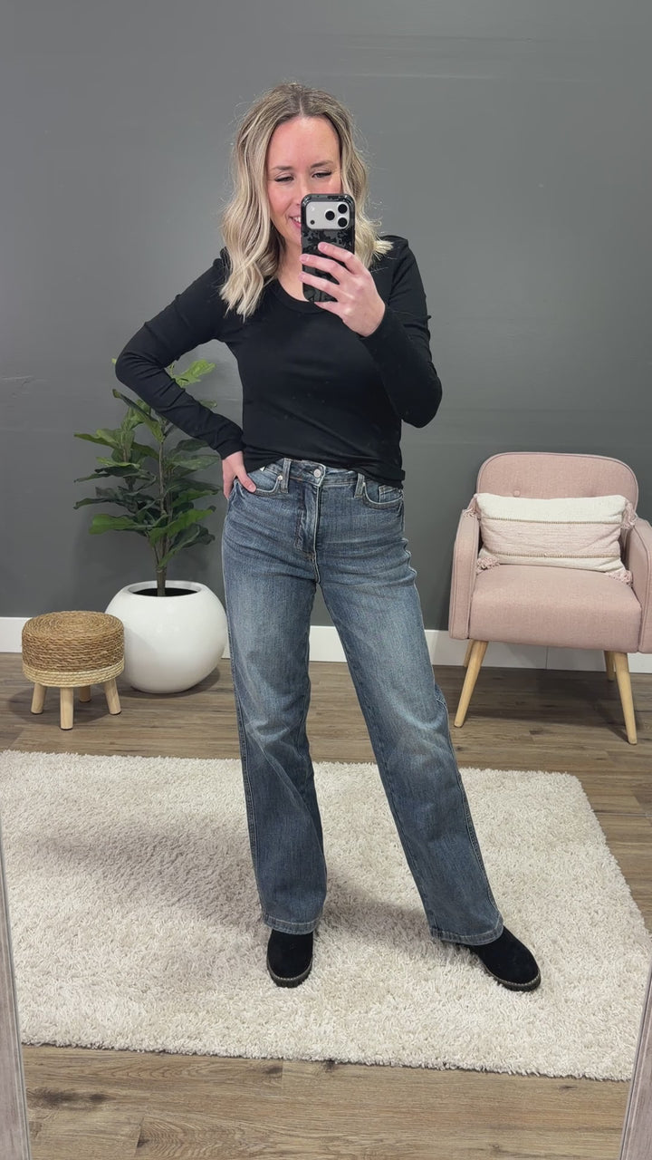 Judy Blue It's Time Control Top Straight Jeans Judy Blue