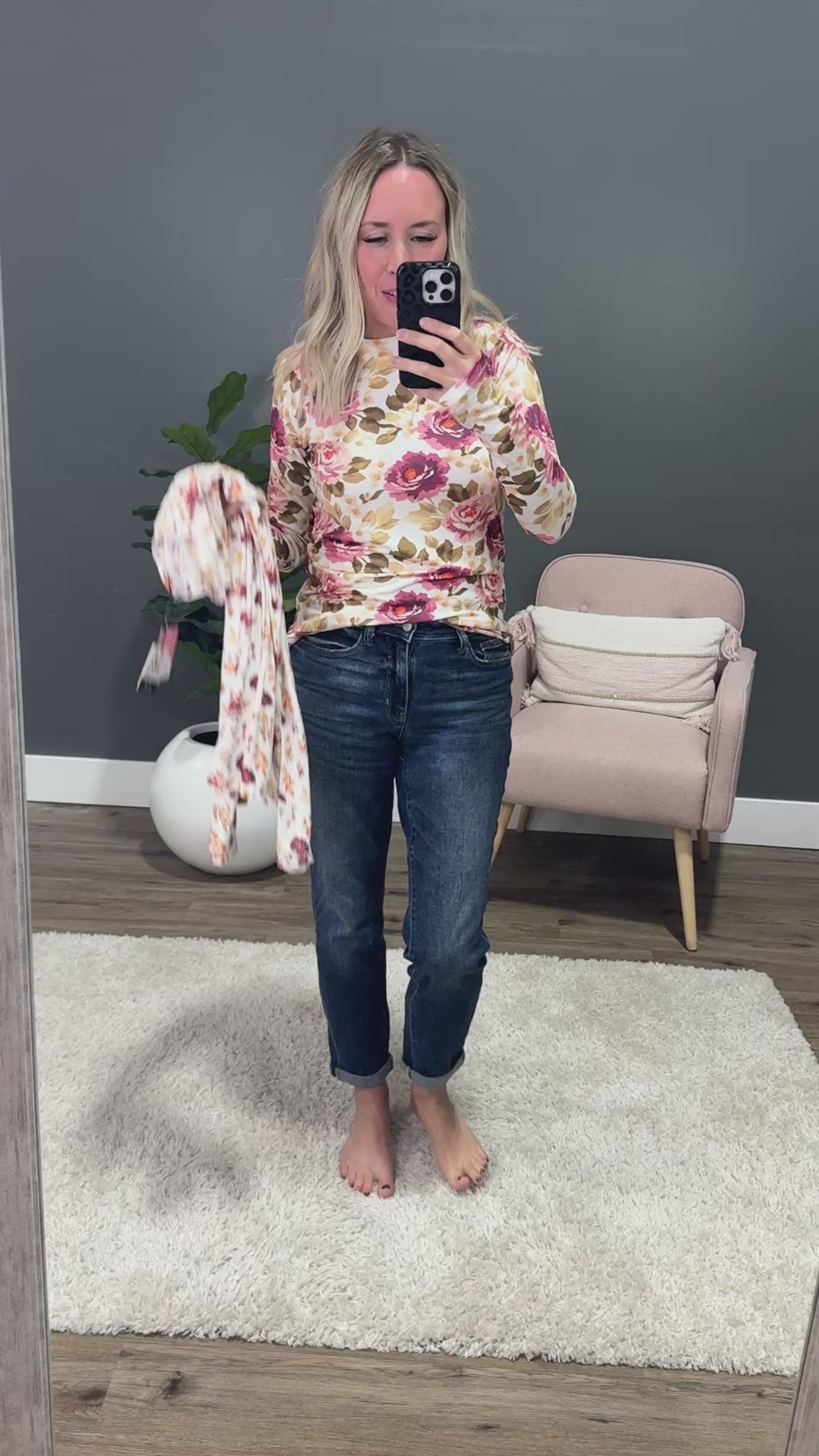 NEW! Blair Long Sleeve Top - Autumn Blossom Michelle Mae