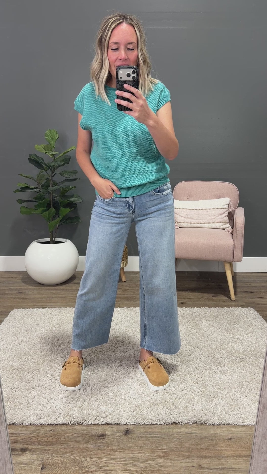 NEW! Vervet Tiff Wide Leg Jeans